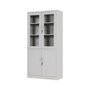 Modern Office Furniture Metal Filing Cabinet in Wood Steel Iron for Schools Offices Hospitals Hotels Supermarkets