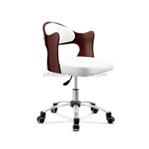 Modern Office Furniture Plywood PU Leather Computer Desk Chair Staff Chair HY2012