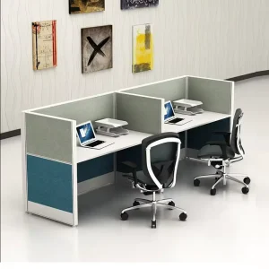 Modern Office Furniture Two Person Desk Cubicle 2 4 6 Person Office Work Station Cubicle Modular Office Workstation