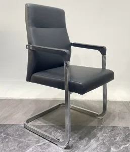 Modern Office & Hotel Furniture Visitor PU Leather Guest Fixed Chair Swivel Computer Staff Waiting Airport Chairs