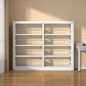 Modern Office Library Home School Large Capacity Storage Book Steel Adjustable Shelves