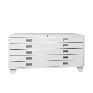 Modern Office Metal A1 Map Filing Cabinet with More Than 4 Drawers and Key Lock for School Workshop Hotel Use