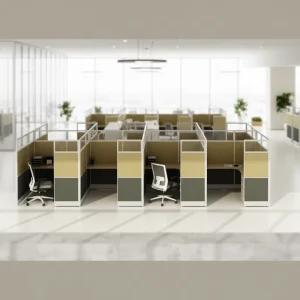 Modern Office Modular Set Cubicle Frame Furniture Workstations Desk Partition Table Office Cubicle