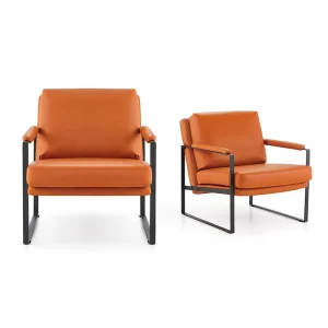Modern Office Reception Sofa Chair with Single Backrest for Living Room and Office Waiting Room Leisure Lounge Chair