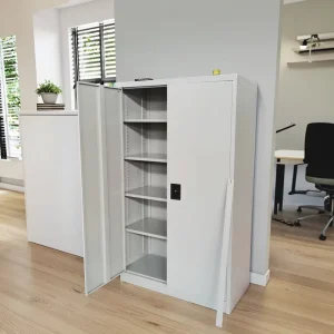 Modern Office School Furniture Steel Document Filing Cabinets Locking Bar Powder Coated Finish Knock down Structure