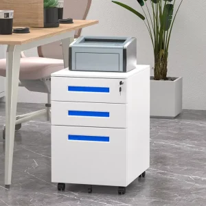 Modern Office Steel Movable Lockable Adjustable Storage Cabinet with Mobile Pedestal File Cabinet