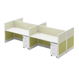 Modern Office Table Wooden Modular Office Desk Melamine Storage Cabinet Durable Commercial Workstation Office Hospital School
