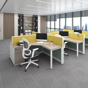 Modern Office Table Workstation Cubicle Modular 4 6 Seater Desk Open Staff Workstations WIth OEM ODM Fast Delivery