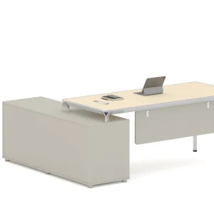 Modern Office Workstation 1 2 4 6 Person Modular Staff Workstation Steel Frame Wood Top Large Space for Corporate Office