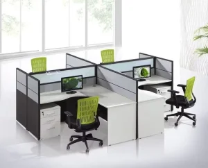 Modern Office Workstations Cubicles Table Modular Desktop Workstation 2 4 6 8 Seat Desk Office Cubicle Workstation For 10 Person