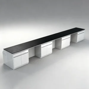 Modern Open Space Laboratory Instrument Bench Steel Workstation Table for Testing Analytical and Research Labs
