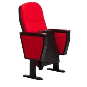 Modern Ordinary Bracket Writing Board for Auditorium Chairs Metal Public Seating Fabric Armrests Adjustable Height Schools