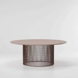 Modern Outdoor Dining Table Set Aluminum Metal of Different Sizes Durable for Courtyard Hotel Villa Farmhouse Use