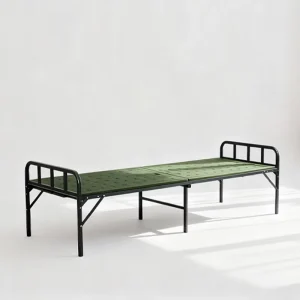 Modern Outdoor Foldable Bed School Apartment Dormitory Portable Sleeping Cot Steel Camping Stretcher Folding Bed