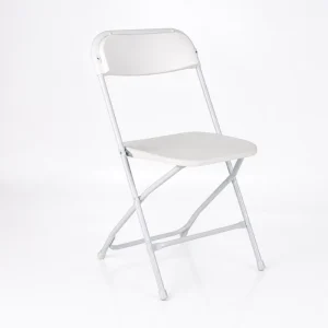 Modern Outdoor Plastic Folding Dining Chair Armless Stackable Portable Chair for Wedding Hotel Restaurant