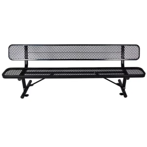 Modern Outdoor Steel Bench Seat 4FT 6FT 8FT for Mall and Park Use