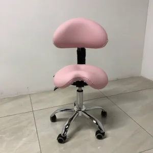 Modern PU Leather Barber Salon Chair with Stainless Steel Base Ergonomic Design for Beauty Salons & Hospitals