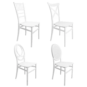 Modern Plastic Chiavari Banquet Chair Hotels Outdoor Weddings Party Event Hall Banquet Restaurant