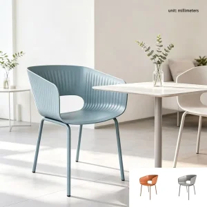 Modern Plastic Design Minimalist Leisure Visitor Chair Office Waiting Rooms Leisure Comfortable Office Reception Chair