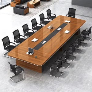 Modern Popular Meeting Table Luxury Durable Rectangular Conference Table for Corporate Meeting Room