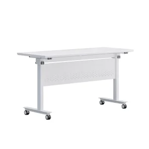 Modern Portable Folding Meeting Room Table Desk For Hotels And Schools Durable Steel Frame For Training Small Office Furniture