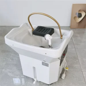 Modern Portable Shampoo Basin Set with PU Leather for Hotel and Salon Use Eco Friendly Durable Hair Washing Equipment