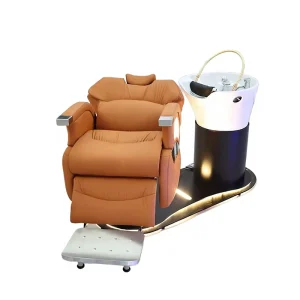 Modern Portable Shampoo Chair for Hair Salons Japanese Treatment Spa Bed Table