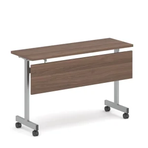 Modern Portable Wood Panel Melamine Folding Convertible Conference Training Table Customizable Office School Furniture
