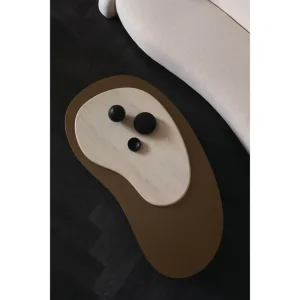 Modern Principles Contrast Coffee Table with Mixed Materials