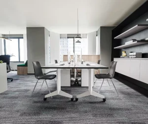Modern Professional Flip Top Nesting Training Table Foldable for Office and Corporate Seminars
