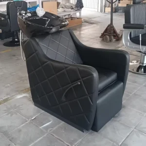 Modern Professional Salon Furniture Black Shampoo Chair Shampoo Bed