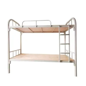 Modern Queen Size Steel Bunk Beds Dormitory Bunks Stairs Students Bedrooms Hotels Schools Apartments