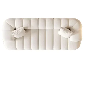 Modern Reclining Sponge Filled Sectional Sofa Set for Apartment Living Room Luxury Corner Lounge