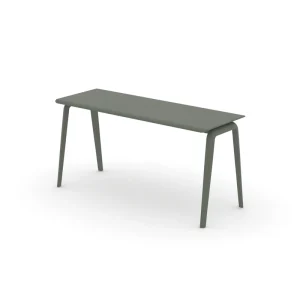 Modern Rectangular Commercial Training Table Zero Formaldehyde Eco Powder Coated MDF Slim Curved Legs Office Seminar Desk