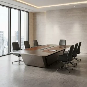 Modern Rectangular Conference Table Smart Meeting Desk Conference Room Furniture