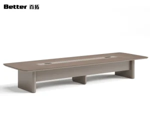 Modern Rectangular Meeting Table Commercial Office Conference Furniture Commercial Office Meeting Desk with Cable Management