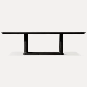 Modern Rectangular Solid Wood Dining Table for Home Office Hotels Apartment Entry Dining Rooms Bars 6 Seater