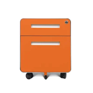 Modern Removable Metal Office Filing Cabinet with Drawers Steel Mobile Pedestal Drawer Cabinet