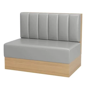 Modern Restaurant Dining Booth Sets PU Leather Sofa Booth Customized Seating for Living Room Supermarket Commercial Use Chair