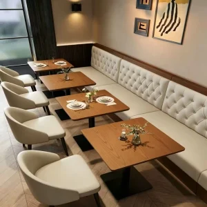 Modern Restaurant Furniture Restaurant Table Chair Cafe Table and Chair Restaurant Bench Seating Dining Table Dining Chairs