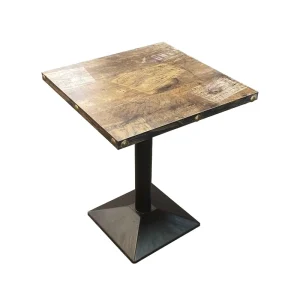 Modern Restaurant Industrial Retro Style Leather Farmhouse Bar Furniture Set Customized Sofa Booth Dining Chair and Table
