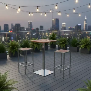 Modern Retro Bistro Bar Stool Luxury Stainless Steel Fabric Popular Design Home Hotel Dining Kitchen Living Room Bedroom