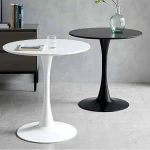 Modern Round Iron Dining Table for Office Hotels Apartments Coffee Shops & Workshops