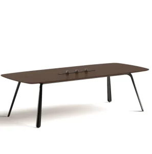 Modern Round Office Meeting Desk Extendable Conference Table in Wood Glass Durable MDF Material for Hotels Schools Offices
