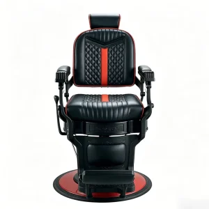 Modern Salon Chairs Black and Gold Luxury Salon Furniture Hair Salon Chairs Beauty Vintage Barbershop Barber Chairs