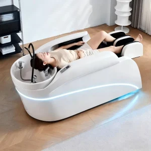 Modern Salon Furniture Head Therapy Electric Water Circulation Massage Beauty Hair Salon Shampoo Chair