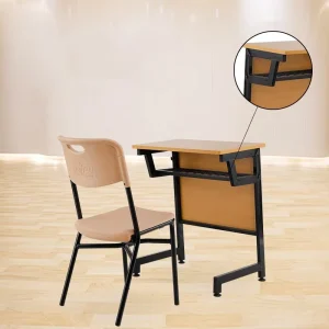 Modern School Chairs and Tables Set Learning Table Classroom Desk Chair Durable Fireproof Eco Friendly Ergonomic Home Office Use