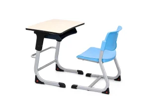 Modern School Furniture Design Plastic Desktop Classroom Student Desk Adjustable Single School Desk