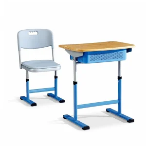 Modern School Storage Furniture Sets with Adjustable Height Metal and Wood Construction