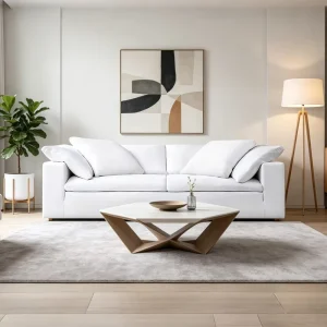 Modern Sectional Sofa Simple Hand Assembled Modular Slope Arm Couches Luxury Living Room Sofa for Apartment Hotel